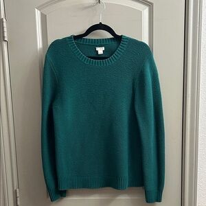J. Crew Turquoise Textured Sweater